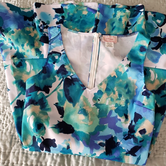 NEW Love...Ady Floral Print Flounce Hem Dress Sz M - Picture 3 of 6